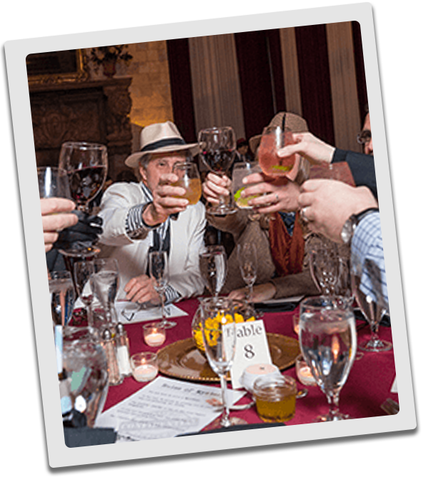 Portland Murder Mystery guests raise glasses
