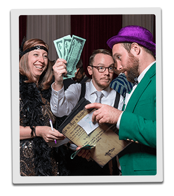 Portland Murder Mystery customers flash their money